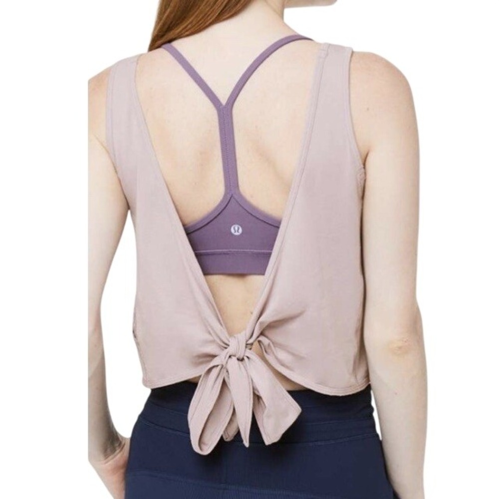 Lululemon Athletica It's A Tie Cropped Wrap Sleeveless Tank Top